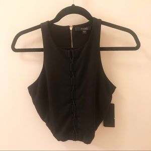 NWT Guess Black Crop Top